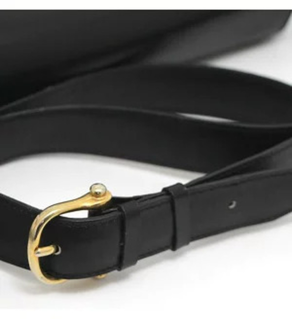 Celine Bag Shoulder Carriage Black Leather - Picture 5 of 7